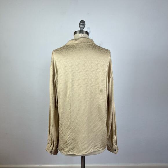 & Other Stories Tan Boxy Button Down Shirt - Picture 5 of 6